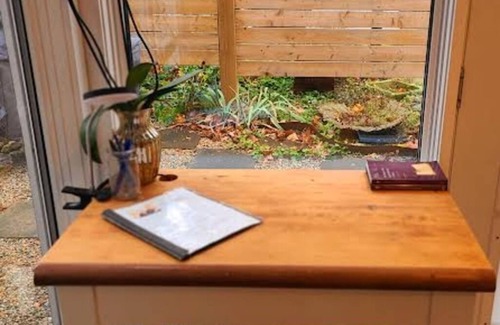Elora Apartamento | Studio Blue tiny home retreat- quick walk to town, quiet, serene get away!