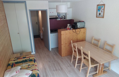 Pralognan-la-Vanoise Apartamento | Studio cabin in the center of the resort