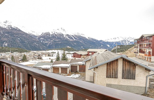 Aussois Apartamento | Estudio Cabina 3 pers, 22m², Suroeste con Balcón