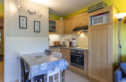 Eaux-Bonnes Apartamento | Estudio cabina para 6 personas, cerca de pistas, balcón, admite mascotas, parking