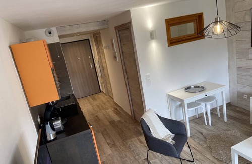 Montgenevre Apartamento | STUDIO + CABIN - PERFECT CONDITION - 500 M FROM THE SLOPES - GARAGE