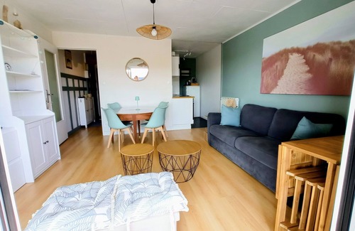 Camiers Apartamento | Studio cabin, sleeps 4, on the Sainte Cécile esplanade