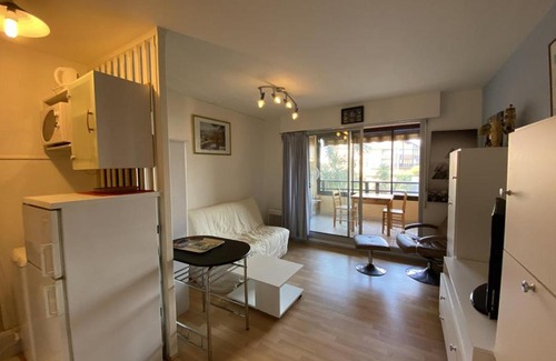 Capbreton Apartamento | Studio cabine à 200m de la plage avec piscine, tennis et parking privé - FR-1-413-203