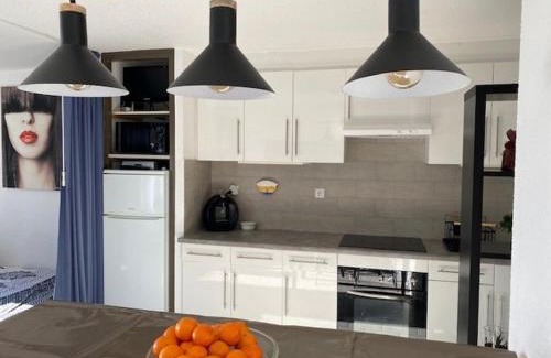 Le Barcares Apartamento | Studio Cabine à Le Barcarès, 4 couchages, terrasse, parking, piscine et activités sportives - FR-1-195-23