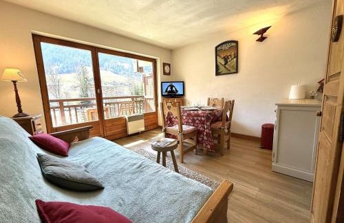 Praz-sur-Arly Apartamento | Studio Cabine à Praz-Sur-Arly - 4 pers, Parking, Proche Centre et Pistes - FR-1-603-32