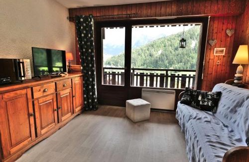 Le Grand-Bornand Apartamento | Studio + Cabine 27m² Sud - 4 pers, Grand Bornand, balcon, proche commerces et pistes - FR-1-458-120