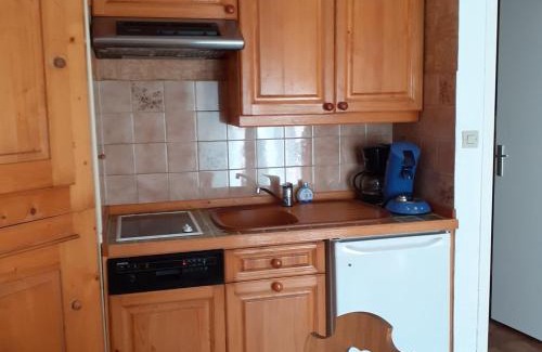 Valloire Apartamento | Studio cabine 4 pers exposé Est, animaux acceptés, près des pistes! - FR-1-263-66