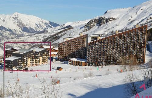 Les Menuires Apartamento | Studio cabine 4 pers, balcon, proximité télécabine, Preyerand - FR-1-452-320