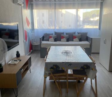 Port Rive Gauche Apartamento | Studio cabine 4 pers, plage du Grazel