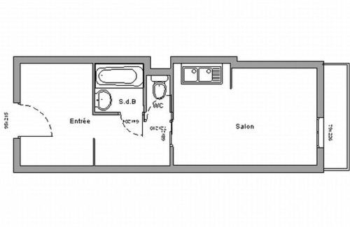 Chamrousse Apartamento | Studio cabine 5 pers proche des pistes à Chamrousse - FR-1-340-65