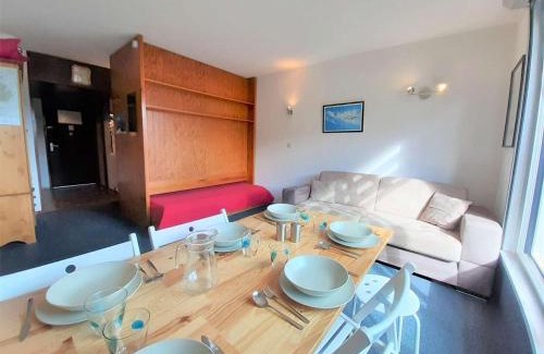 Piau Engaly Apartamento | Studio Cabine 6 Pers. avec TV, Lave-Vaisselle et Casier à Ski - Aragnouet - FR-1-457-320