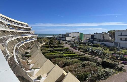 Naturist Village Apartamento | Studio cabine au Cap d'Agde, 4 couchages, terrasse, parking, plage à proximité - FR-1-249A-40