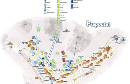 Prapoutel Apartamento | Studio cabine avec balcon et équipements pratiques - FR-1-557-54