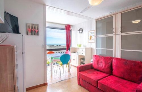 Saint-Cyprien Plage Apartamento | Studio Cabine avec Piscine, Terrasse, Parking et Proche Plage à Saint-Cyprien - FR-1-225D-127