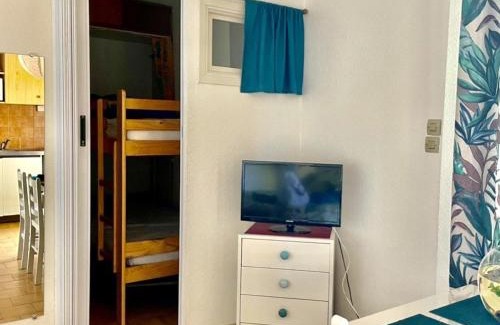 Marseillan Plage Apartamento | Studio cabine avec terrasse, 4 couchages, parking privé - Marseillan - FR-1-326-415