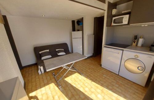 Marseillan Plage Apartamento | Studio cabine climatisé avec solarium et parking privé - Centre Marseillan - FR-1-326-790