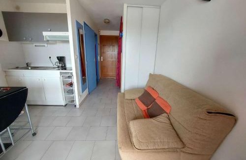 Marseillan Apartamento | Studio Cabine Mezzanine, 6 Pers, Terrasse Sud, Près Quai, Parking Privé - FR-1-326-755
