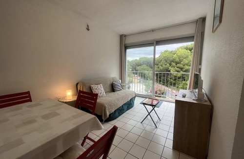 Saint-Cyprien Plage Apartamento | Studio cabine pour 4 pers, proche plage, animaux admis - Saint-Cyprien - FR-1-106-91