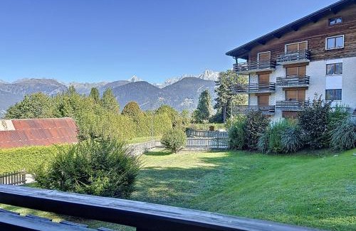 Combloux Apartamento | Studio cabine proche centre Combloux, 4 pers, balcon, parking - FR-1-560-53