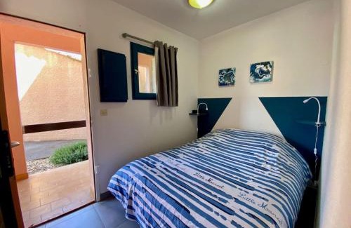Meze Apartamento | Studio cabine rénové à 250m de l'étang de Thau avec jardinet et parking privé - FR-1-604-3