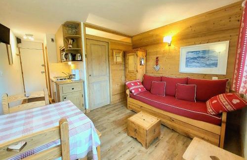 Plagne Villages Apartamento | Studio-cabine rénové, ski-aux-pieds, balcon sud, 4 pers, Plagne Villages, centre station - FR-1-351-29