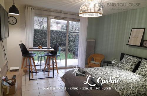 Lalande-Grand Selve Apartamento | Studio calme dans une belle résidence avec piscine Parking WiFi