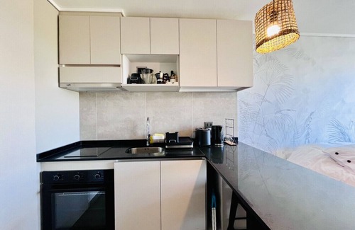 Nunoa Apartamento | Studio Castillo Velasco - Gym Laundry Parking Pool Wifi