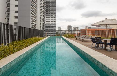 Santo Amaro Apartamento | Studio Chácara Santo Antônio I Metrô Brooklin I Shopping Morumbi e Market Place