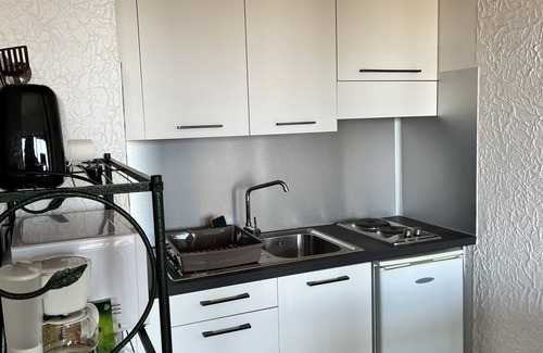 Marine de Saint Ambroggio Apartamento | Studio Climatisé vue mer a 900m de la Plage