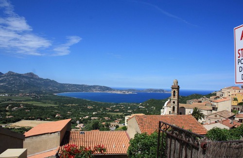 Marine de Saint Ambroggio Apartamento | Studio Climatisé vue mer a 900m de la Plage