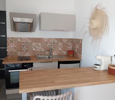 Bidart Apartamento | Studio Cocon Enea Bidart, terrasse et parking