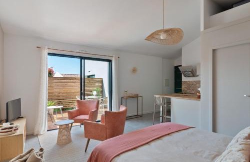 Bidart Apartamento | Studio Cocon Enea Bidart, terrasse et parking