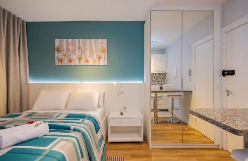 Mossungue Apartamento | Studio com 1 Cama de Casal e 1 Solteiro - ECO0509