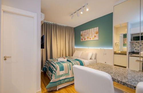 Mossungue Apartamento | Studio com 1 Cama de Casal e 1 Solteiro - ECO0509