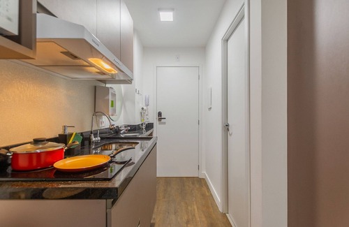 Alto da Gloria Condominio | Studio compacto 1 cama de casal