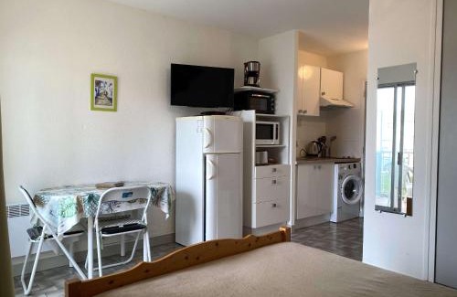 Balaruc-les-Bains Apartamento | Studio Confortable avec Balcon et Wifi près du parc Charles de Gaulle à Balaruc-les-Bains - FR-1-553-37