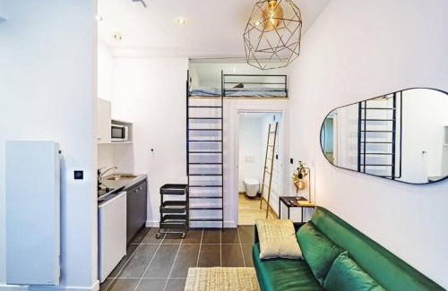 Saint Clair Apartamento | Studio cosy avec mezzanine, bien équipé, Caluire