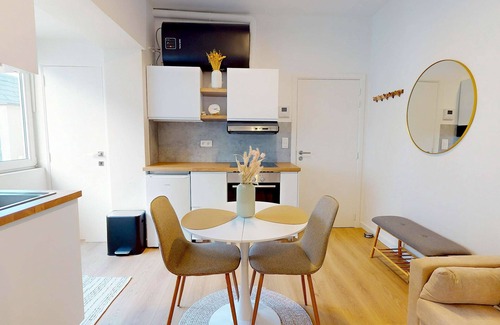Rogier Apartamento | Studio cosy centre avec balcon