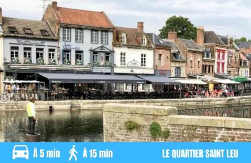 Saint-Acheul Apartamento | STUDIO COSY GARE AMIENS TOUT ÉQUIPÉ WIFI NETFLIX 2PERS