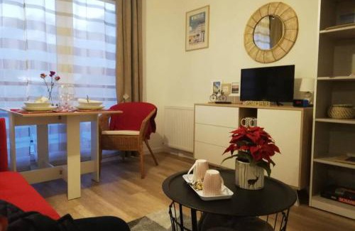 Wimereux Apartamento | Studio Cosy neuf près de la mer,Balcon et Parking gratuit
