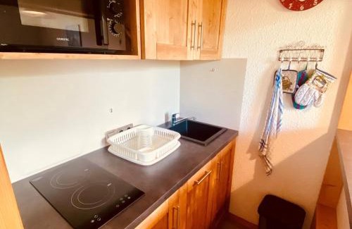 Montalbert Apartamento | Studio cosy, skis aux pieds, terrasse privative, au coeur de Montalbert - FR-1-181-2467
