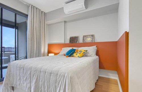 Vila Pompeia Apartamento | Studio Coworking Allianz Parque Pool AC