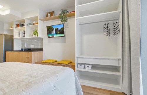 Vila Pompeia Apartamento | Studio Coworking Allianz Parque Pool AC