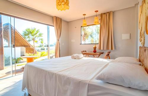 Ponta do Anel Apartamento | Studio Crochê - Vista Mar- Piscina- Hidro- Ar