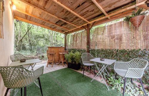 Blesignac Apartamento | Studio dans les bois