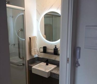 Santo Amaro Apartamento | Studio de 25 metros Do lado Metrô linha 5 Lilas