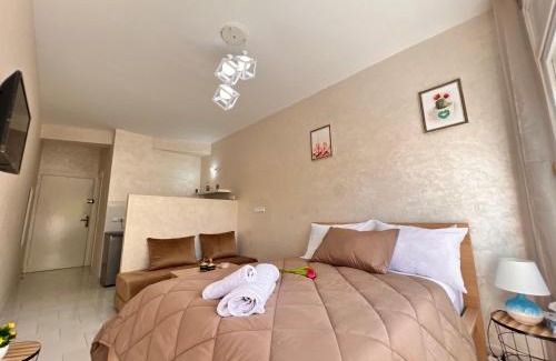 Quartier Administratif Apartamento | Studio de charme rénové - Fibre- Centre Rabat