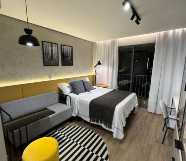 Vila Nova Conceicao Apartamento | Studio decorado próximo ao Parque Ibirapuera
