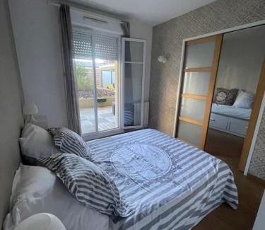 Bussy-Saint-Georges Apartamento | Studio Disneyland Paris 2 - Terrasse