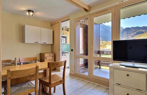 Belle Plagne Apartamento | Studio divisible 4 pers. sud, balcon, ski-in/ski-out, Belle Plagne - FR-1-455-108